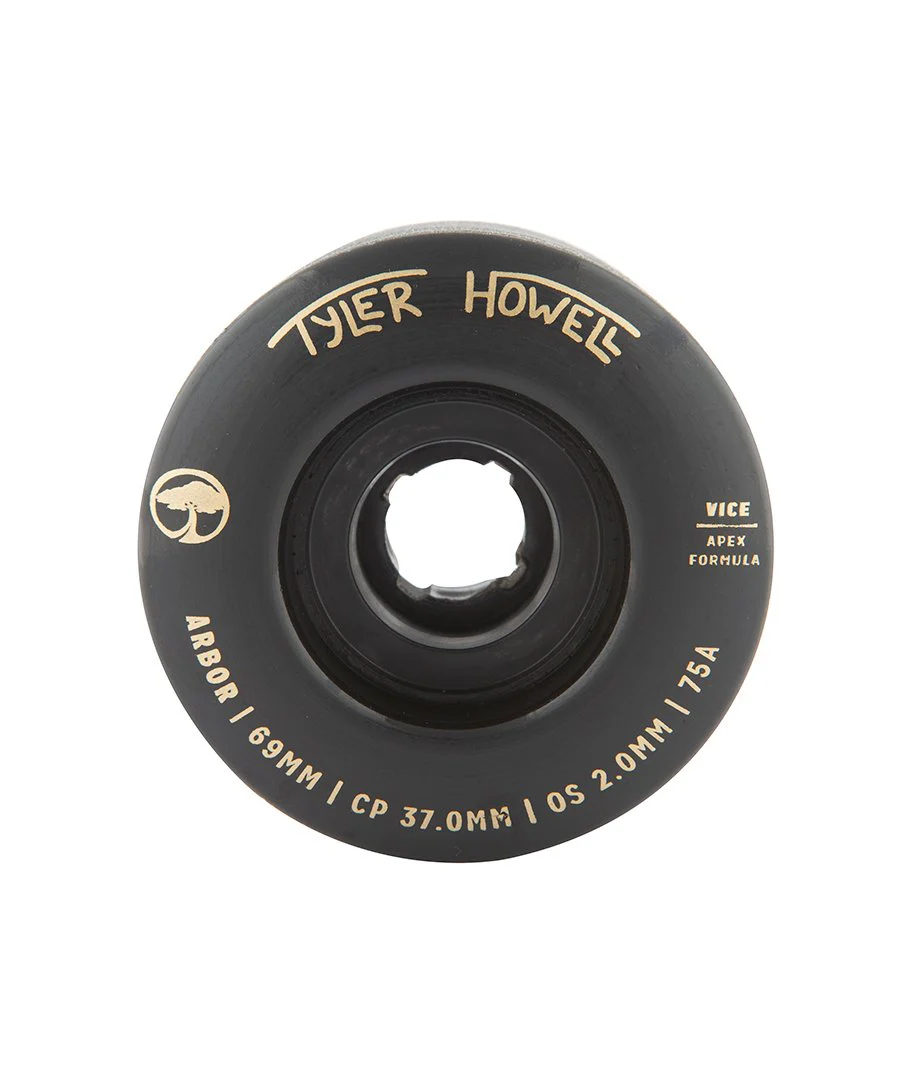 Arbor Vice Tyler Howell, 69mm 75a Wheel Set, Black - Image 5