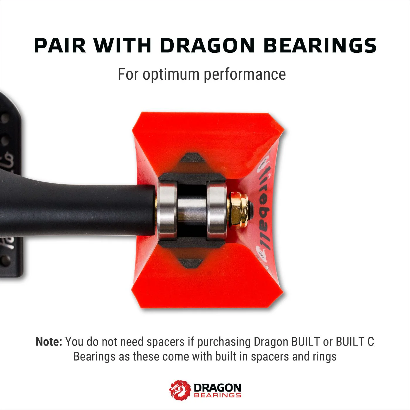 Fireball Dragon Bearing Spacers and Speed Rings, Silver - Image 6