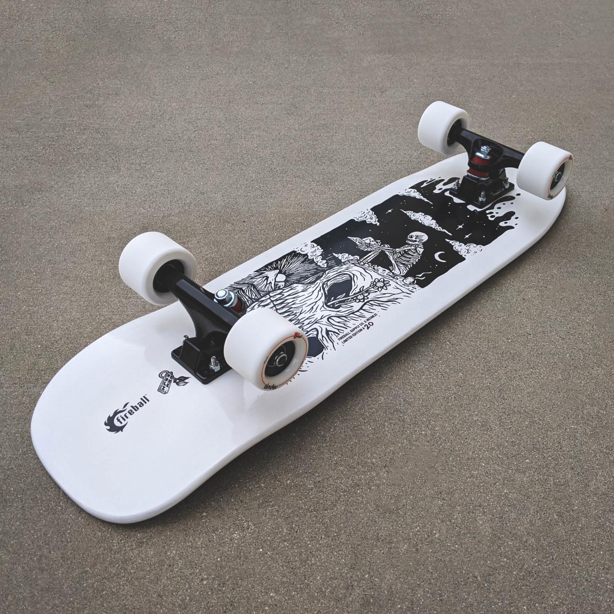 Fireball Limited Edition Artist Series Cruiser Skateboard | Eli Klemmeck, aka Neomlei - Image 4