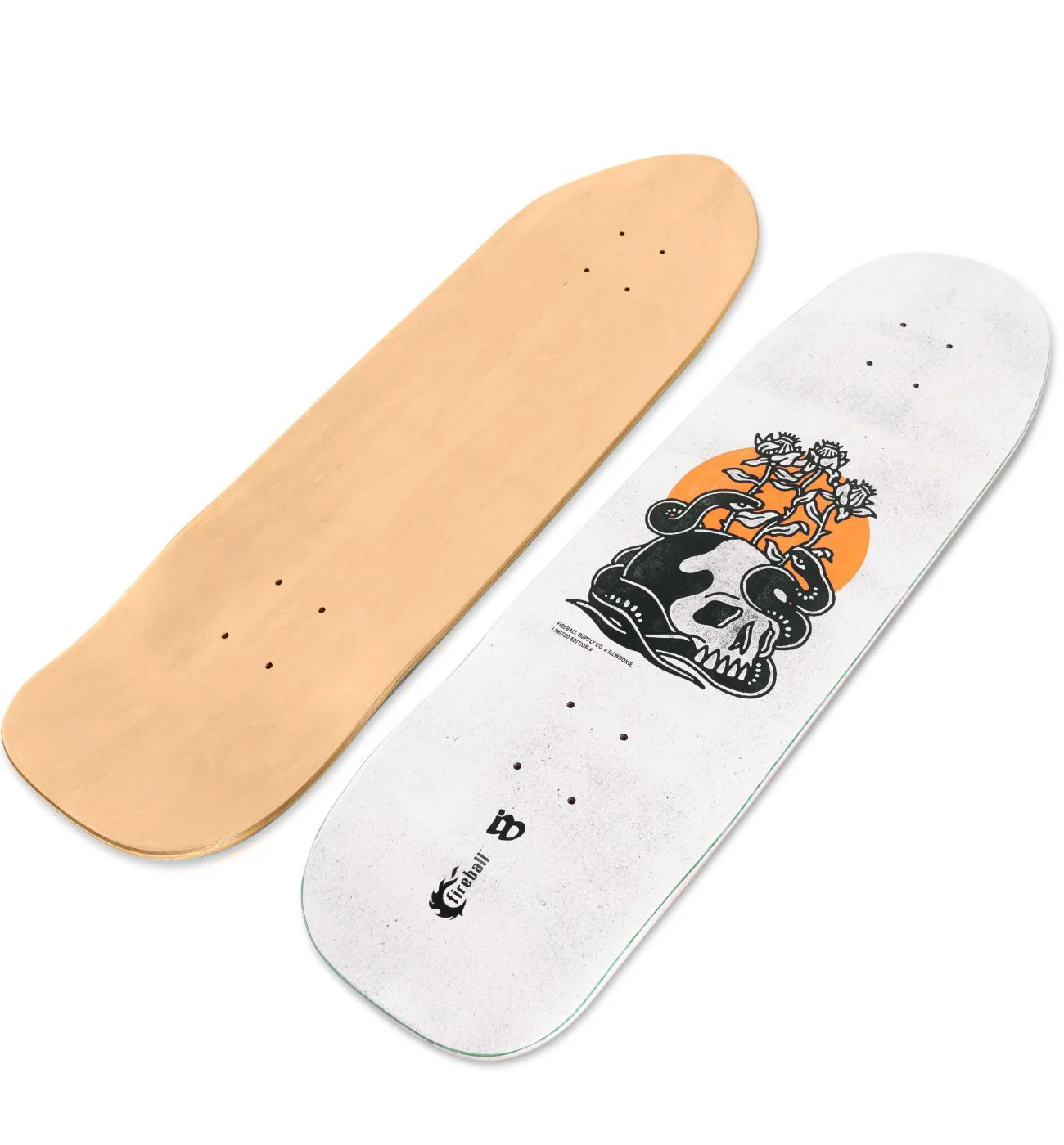 Fireball x Illwookie Artist Series Skateboard - Image 6