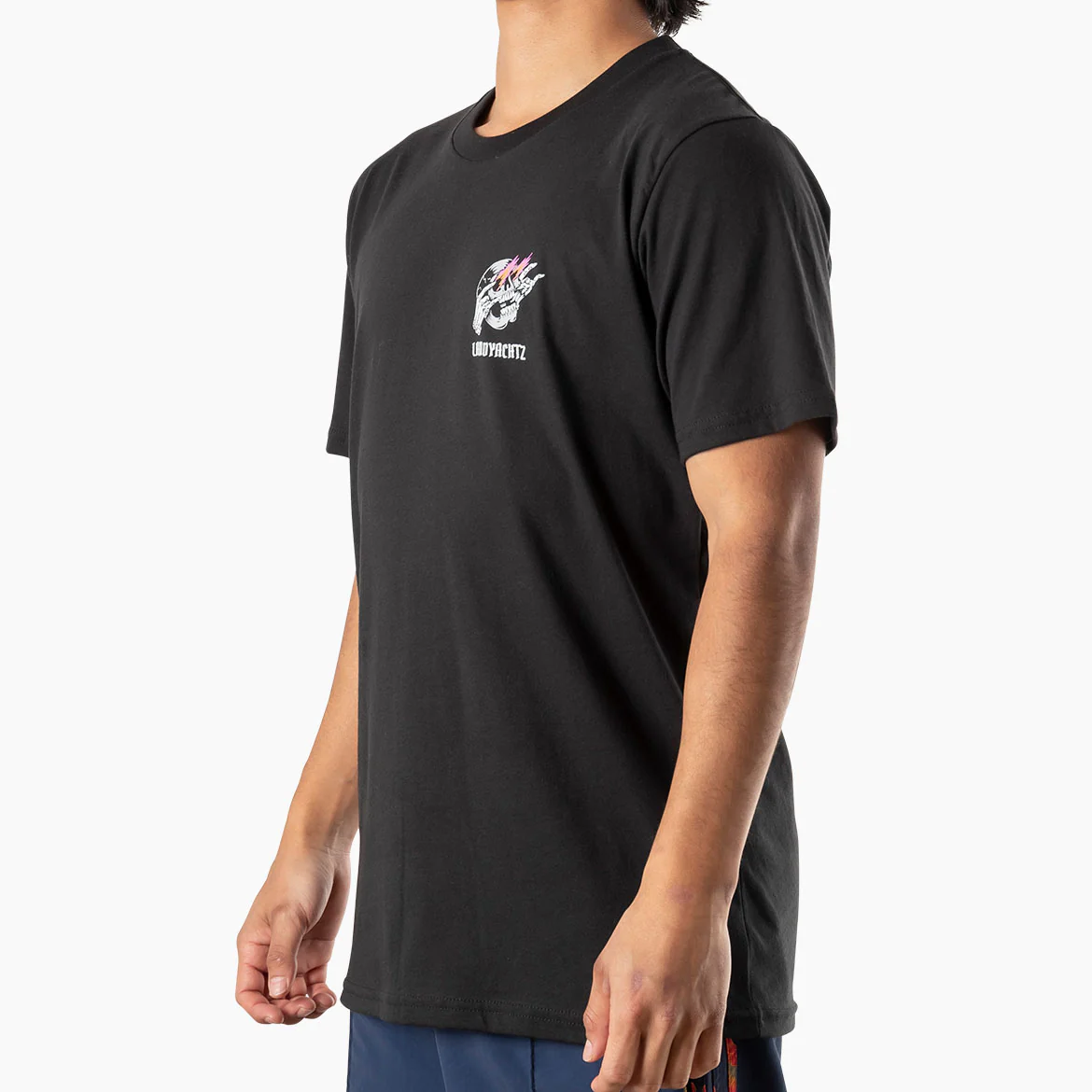 Landyachtz T-Shirt Metal Skull, Black - Image 3