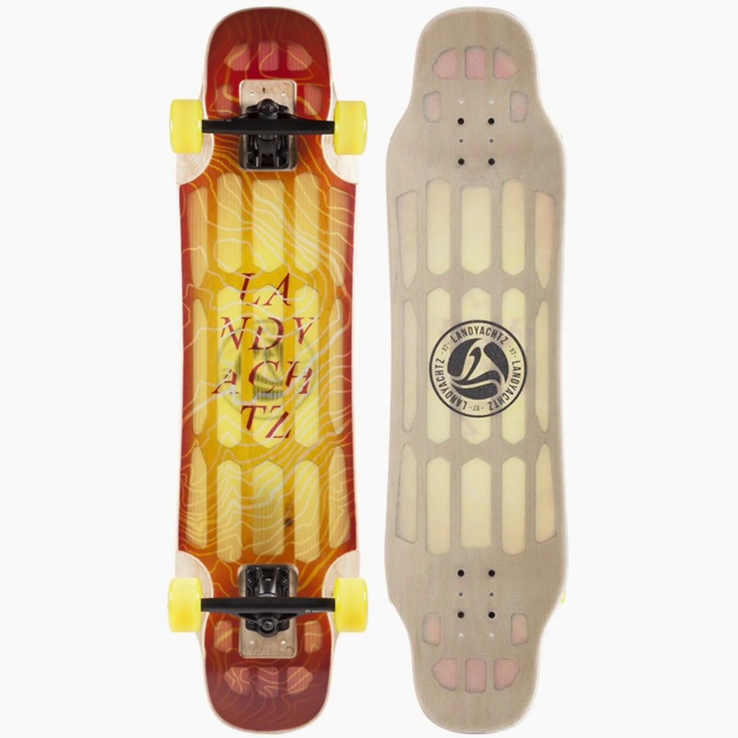 Landyachtz Tomahawk Longboard, Deck and Complete - Image 7