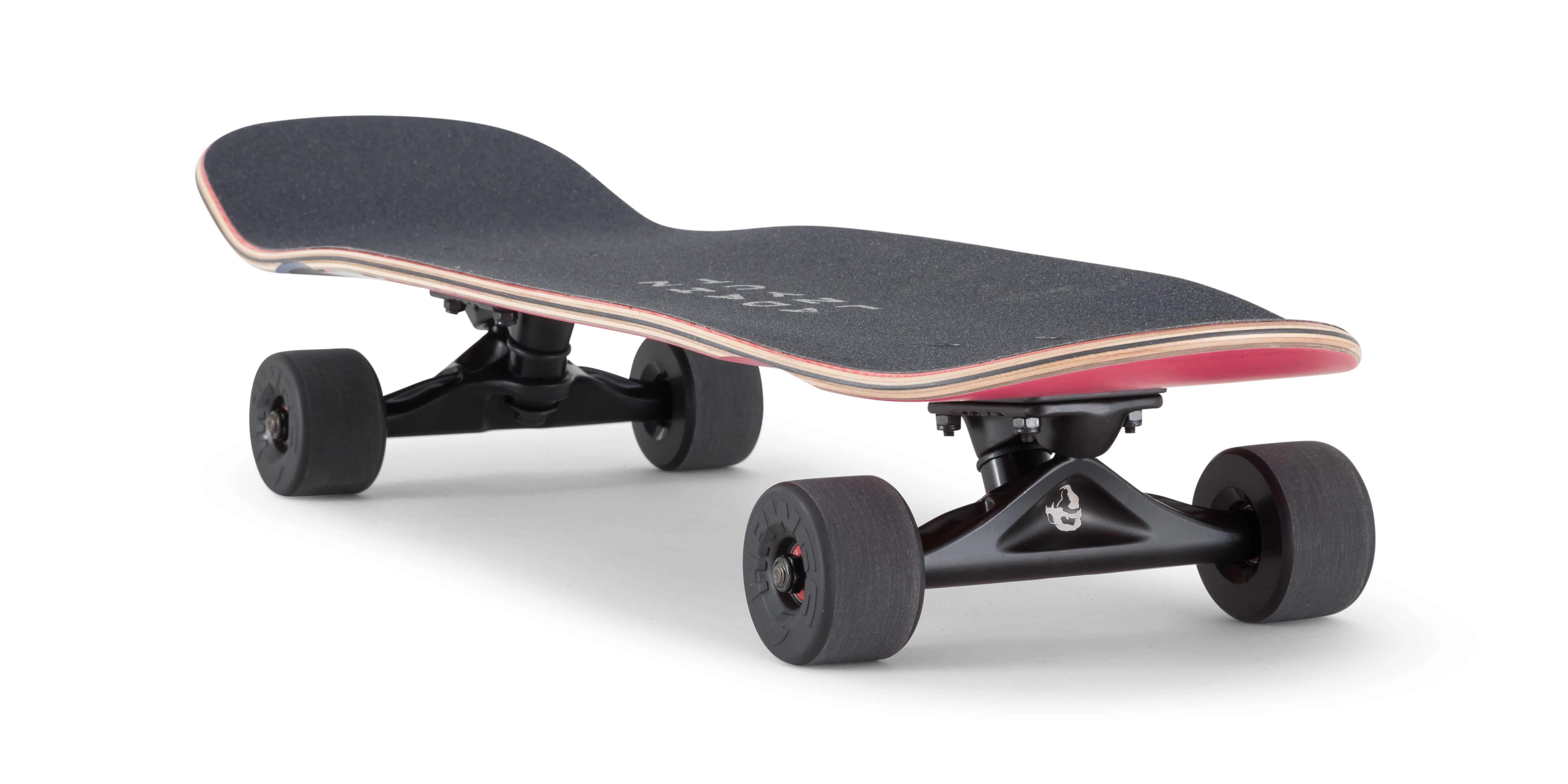 Landyachtz Tugboat Series Longboard Skateboard, Wolf Complete - Image 5
