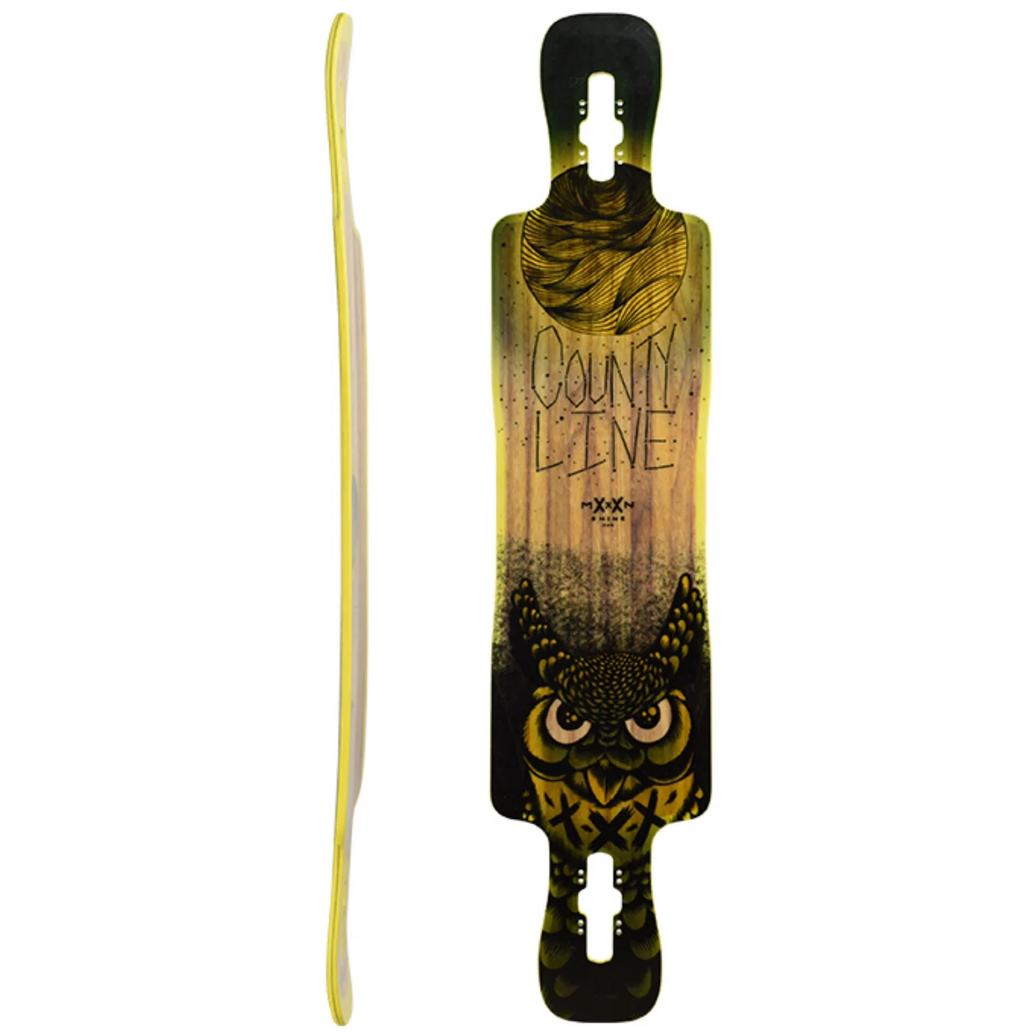 Moonshine County Line Longboard, Deck and Complete - Image 3