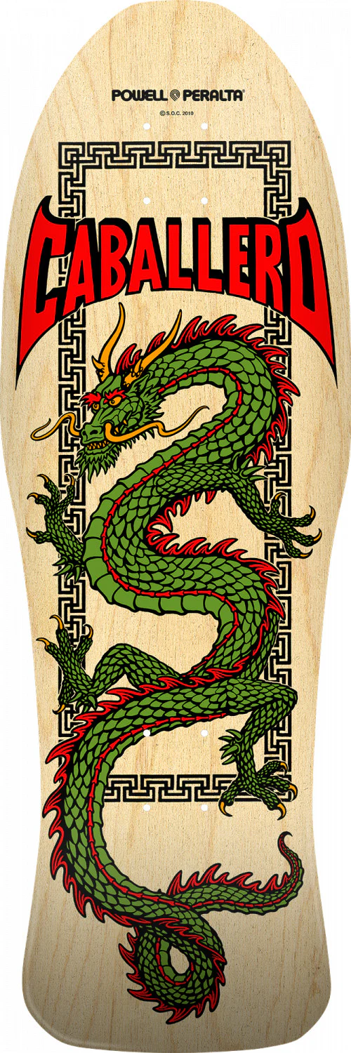 Powell-Peralta Steve Caballero Chinese Dragon Complete Skateboard, Natural, Shape 150, 10.0" - Image 2