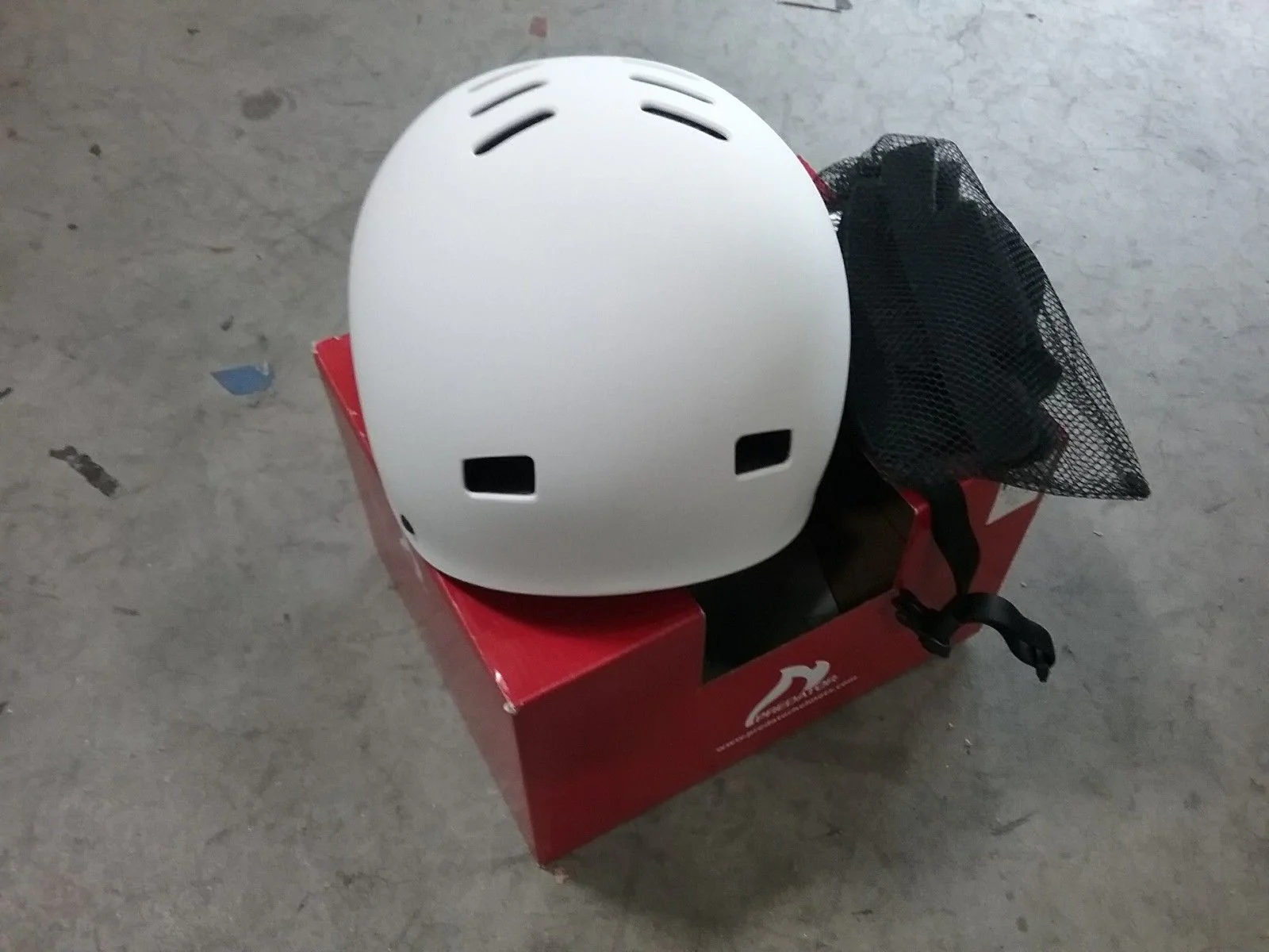 Predator Helmets FR7 Certified Matte White M/L - Image 2
