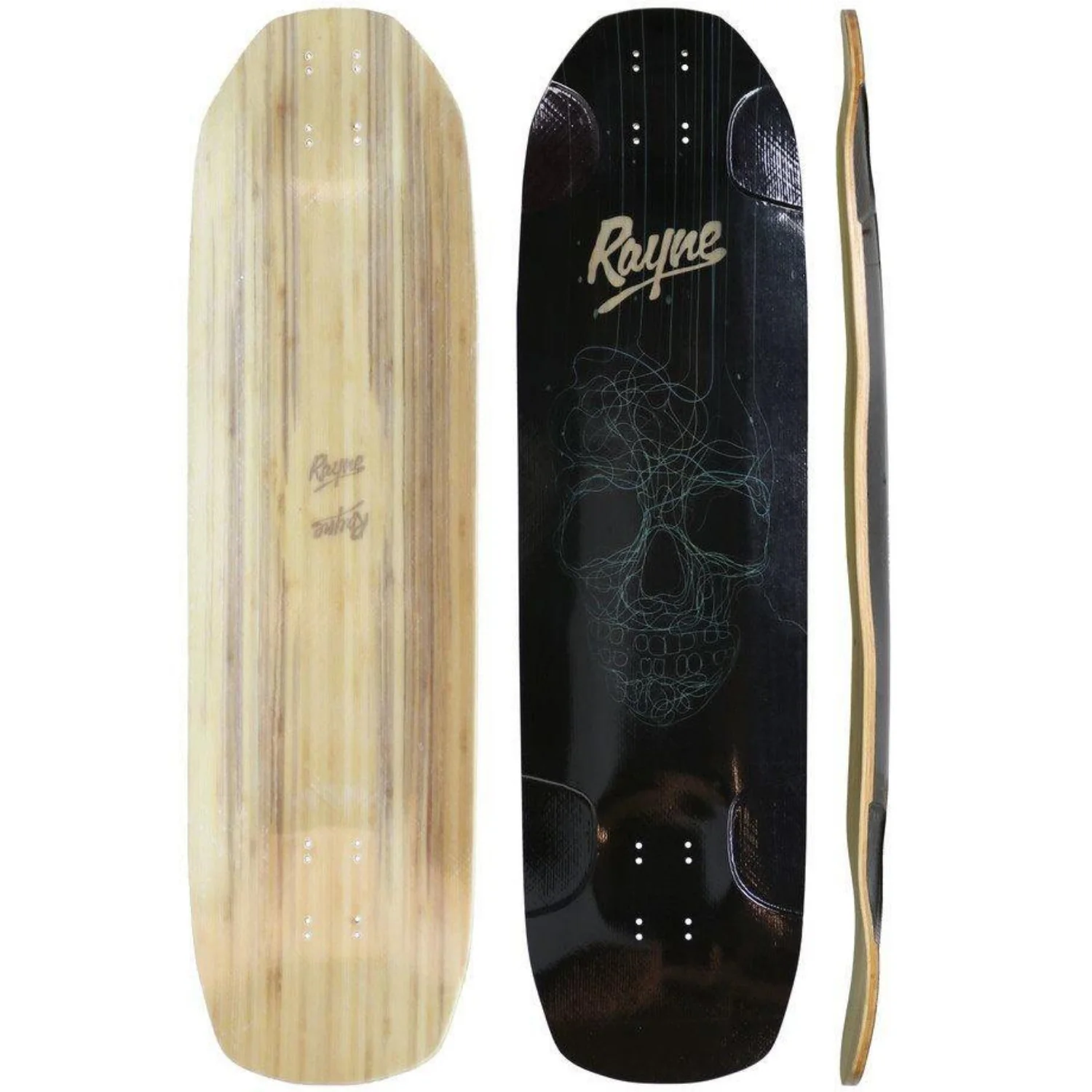 Rayne Darkside Longboard, All Lengths, Deck and Complete - Image 2