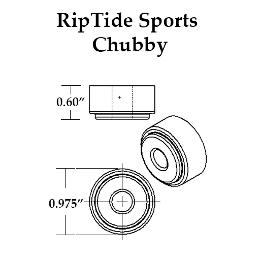 RipTide APS Skateboard Bushings (Chubby) - Image 2